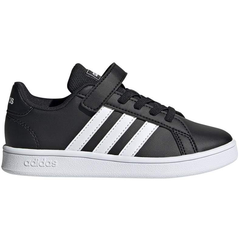 Adidas Grand Court C Kinderschuhe schwarz-weiß EF0108