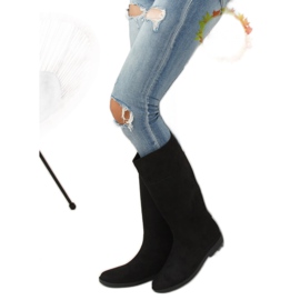 Schwarze Damen Galoschen schwarz D62P Schwarz