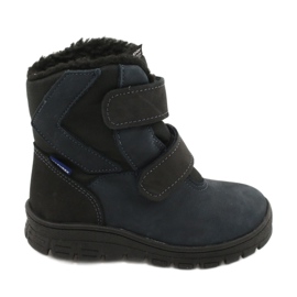Stiefel mit einer Membran Mazurek 1351 Marineblau schwarz