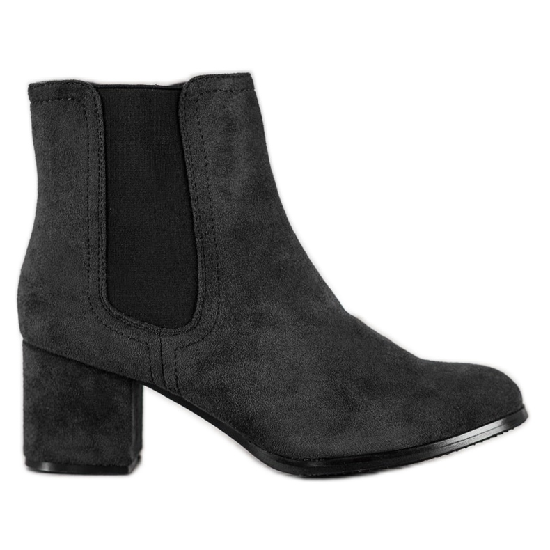 J. Star Warme High Heels schwarz