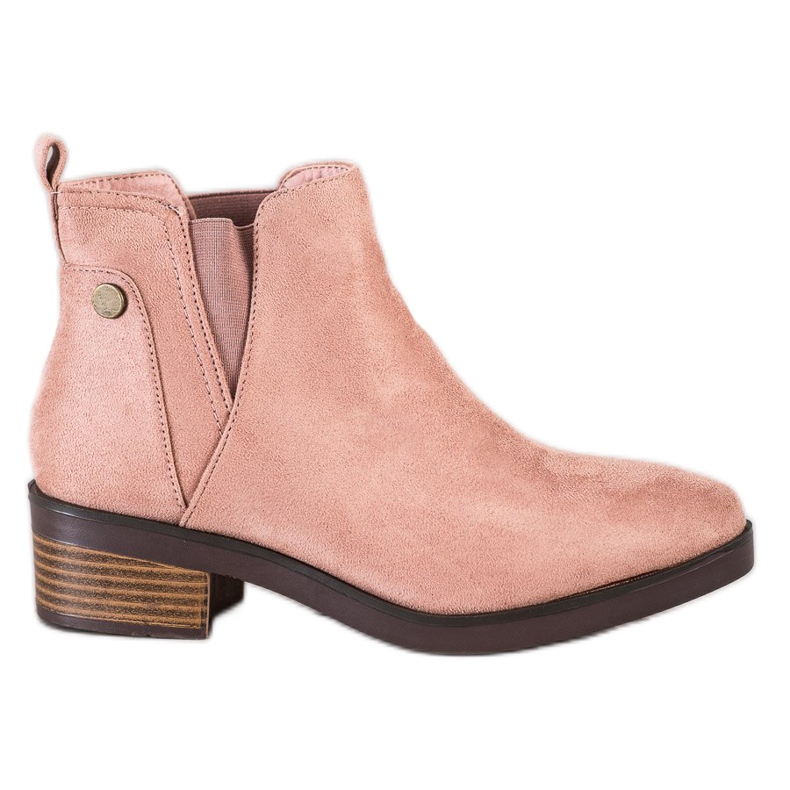 Clowse Lässige Chelsea-Stiefel in Pulverform rosa
