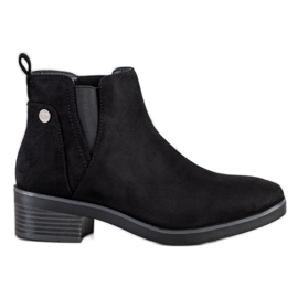 Clowse Lässige schwarze Chelsea-Stiefel