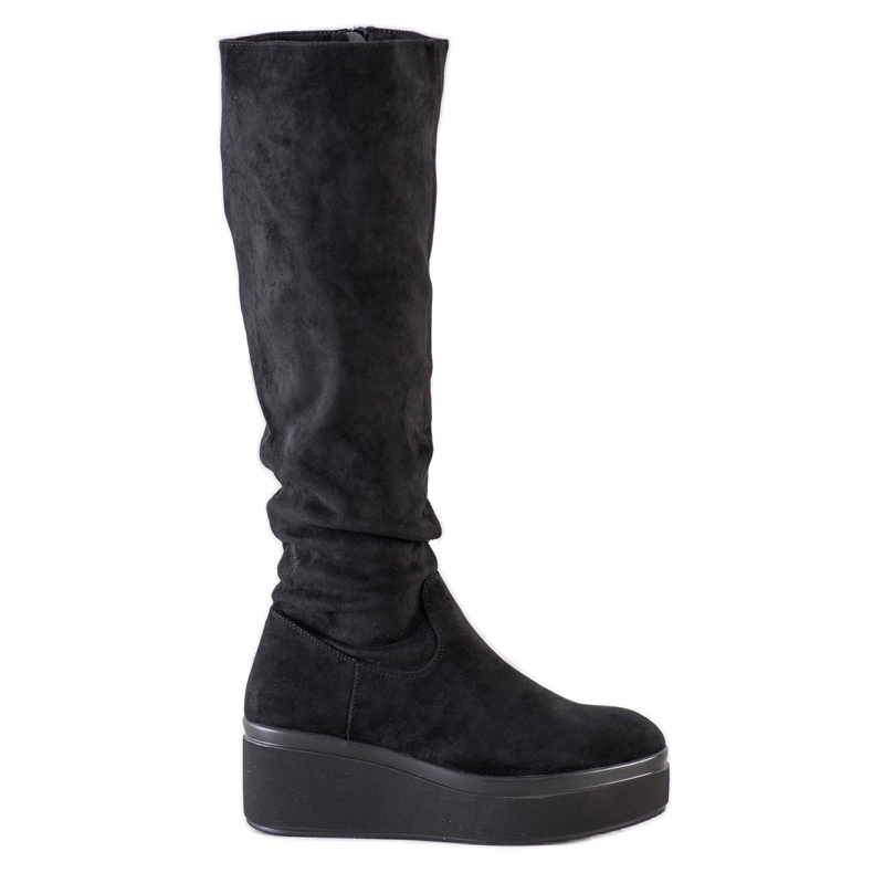 Stiefel auf der Plattform von Sergio Leone schwarz