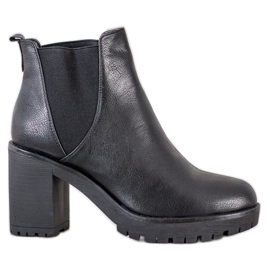 Flyfor Klassische Chelsea-Boots auf der Plattform schwarz