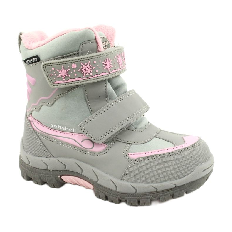 American Club Amerikanische wasserdichte Stiefel mit HL46/20 Membran rosa grau