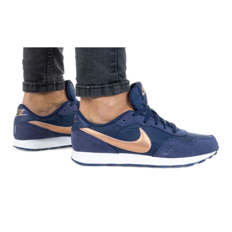 Nike Md Valiant (GS) Jr CN8558-401 Schuh navy blau golden