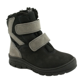 Schwarze Stiefel mit einer Mazurek 1351 Membran grau