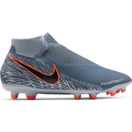 Nike Phantom Vsn Academy Df FG / MG AO3258 408 Fußballschuhe mehrfarbig grau