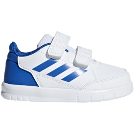 Adidas AltaSport Cf I Kinderschuhe weiß und blau D96844
