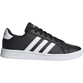 Adidas Grand Court K Kinderschuhe schwarz-weiß EF0102