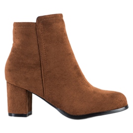 Wilady Modische Kamelstiefel braun mehrfarbig