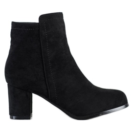 Wilady Modische schwarze Stiefel