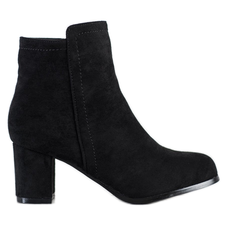 Wilady Modische schwarze Stiefel