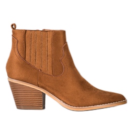 SHELOVET Cowgirls in Spitz braun