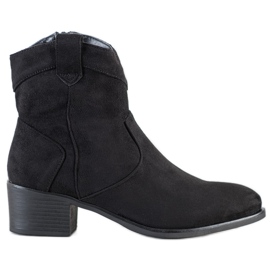SHELOVET Schwarze Cowboystiefel
