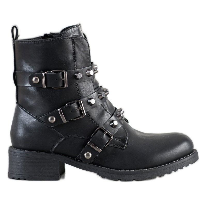 SHELOVET Warme Arbeiter mit Ornamenten schwarz