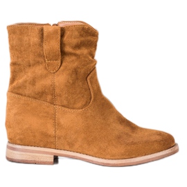 Seastar Warme Cowboystiefel am Keil braun