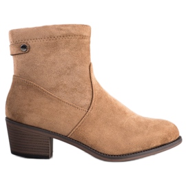 Camo Freizeitstiefel auf einem Pfosten beige