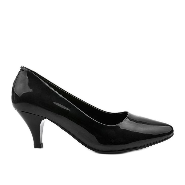 Klassische schwarze Deloney Duck Heels