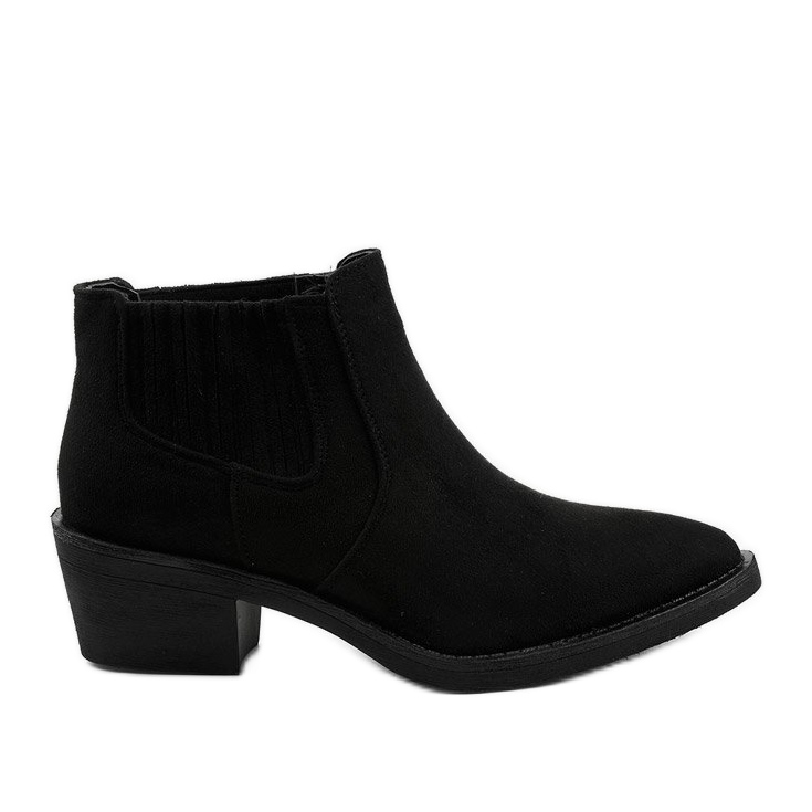 Slip-On-Stiefel aus Wildleder in Black Likeing schwarz