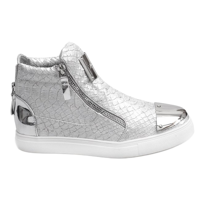High-Top-Sneaker Q55 Silber silber-