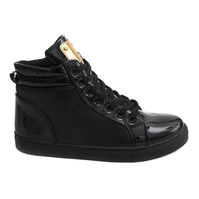 High-Top-Sneaker B11 Schwarz