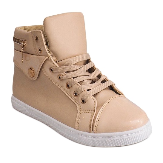 High-Top-Sneaker R-216 Beige