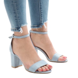 Blaue 5102 Absatzsandalen