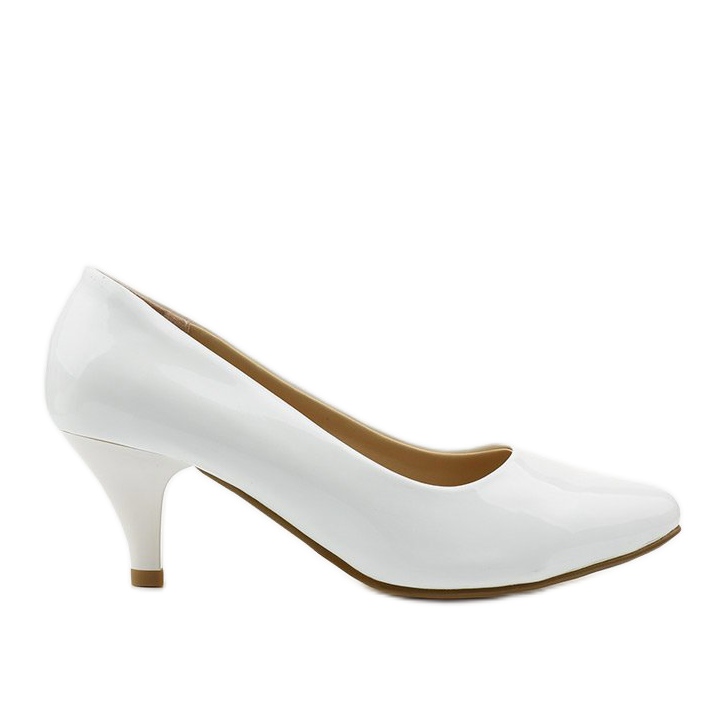 Klassische weiße Deloney Duck Heels