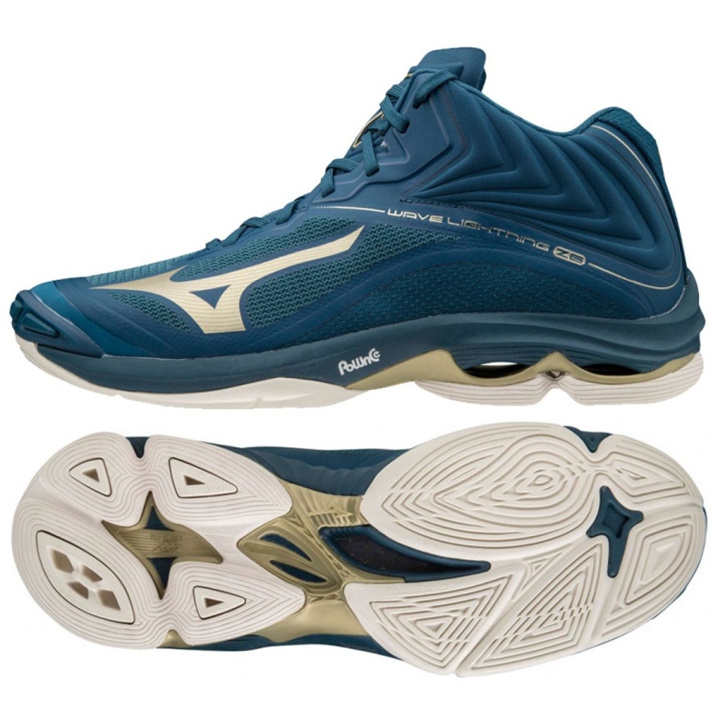 Mizuno Wave Lightning Z6 Mid M V1GA200551 Volleyballschuhe mehrfarbig, blau blau