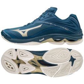 Mizuno Wave Lightning Z6 Low M V1GA200051 Volleyballschuhe blau, gold blau