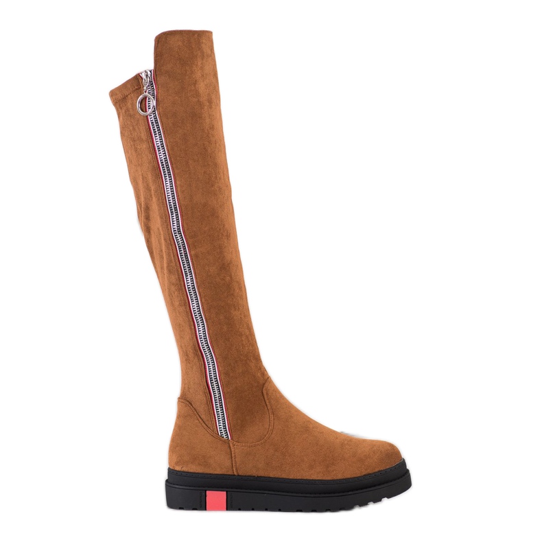 Seastar Plateaustiefel braun gelb