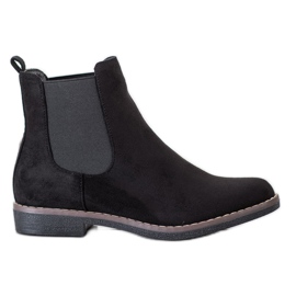 SHELOVET Schwarze Chelsea-Stiefel
