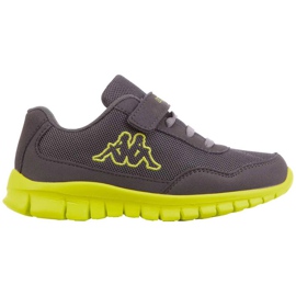 Kappa Follow Bc K Kinderschuhe, grau-limone 260634K 1633