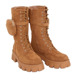 Camel NC1111 Kamelstiefel mit Geldbörse braun mehrfarbig