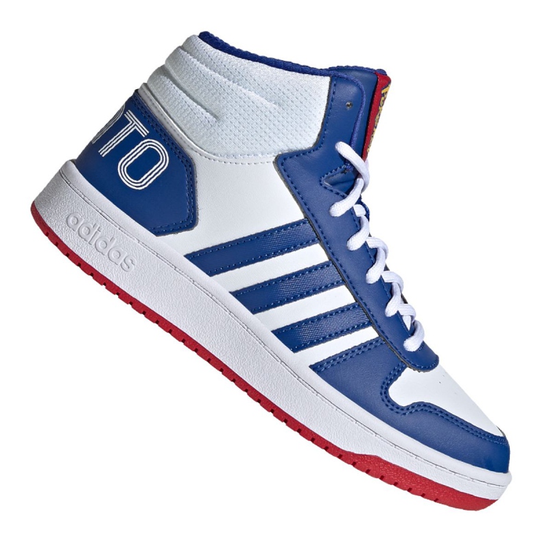 Adidas Hoops Mid 2.0 Jr FW3167 Schuhe weiß blau