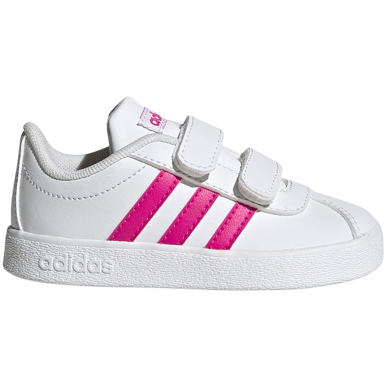 Schuhe für Kinder adidas Vl Court 2.0 Cmf weiß und rosa EG3890