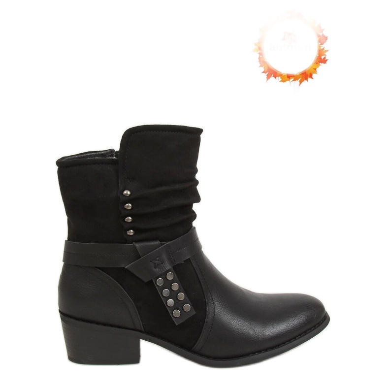 Schwarze Damenstiefel Z1122 Schwarz