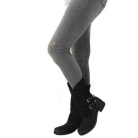 Schwarze Militärstiefel ST-33P Schwarz