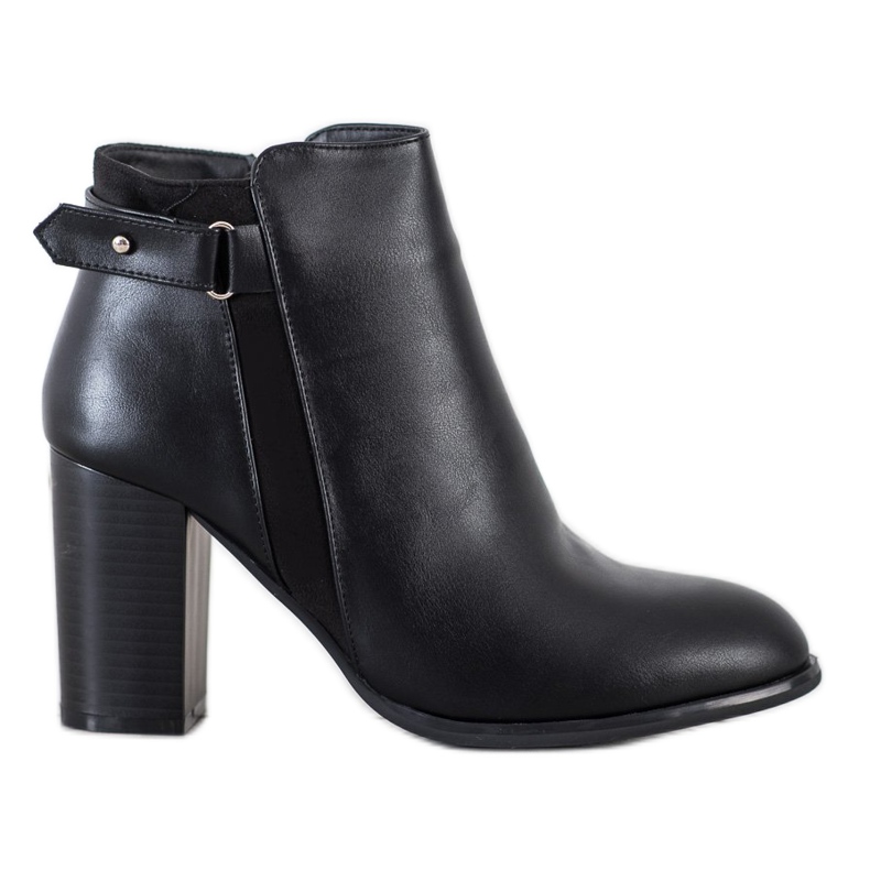 Cm Paris Elegante Stiefel aus Ökoleder schwarz