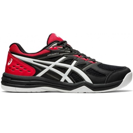 Asics Upcourt 4 schwarz-rot 1071A053 002 Herren Volleyballschuhe mehrfarbig