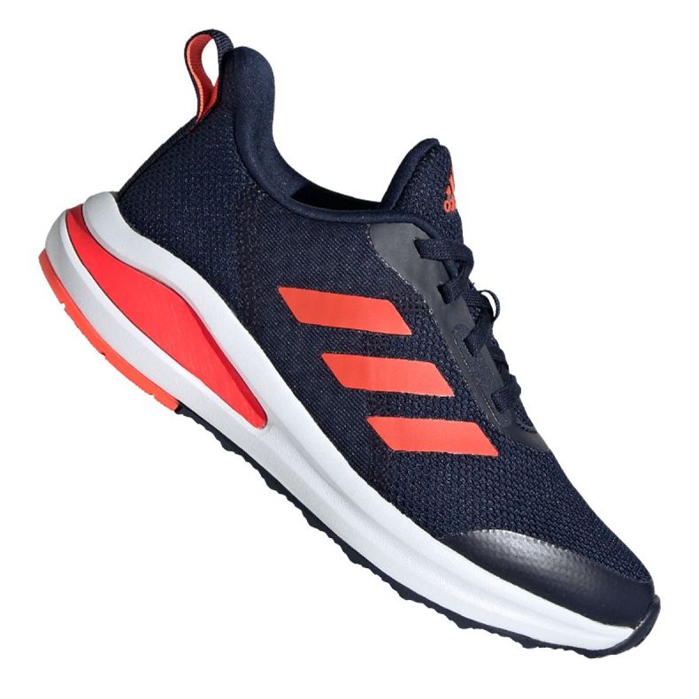Laufschuhe adidas FortaRun Jr FV2601 weiß navy blau orange