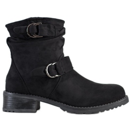SDS Wildleder Stiefeletten schwarz