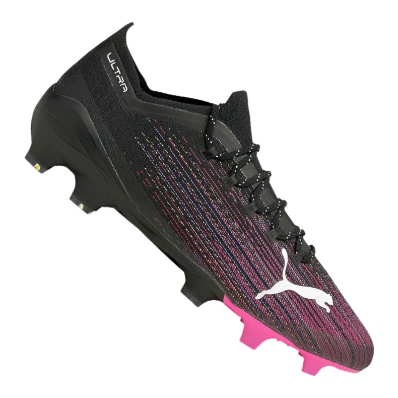 Fußballschuhe Puma Ultra 1.1 Fg M 106044-03 schwarz, schwarz, pink schwarz