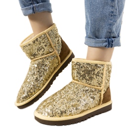 Beige isolierte Stiefel, Emu-Typ Autumnsnow