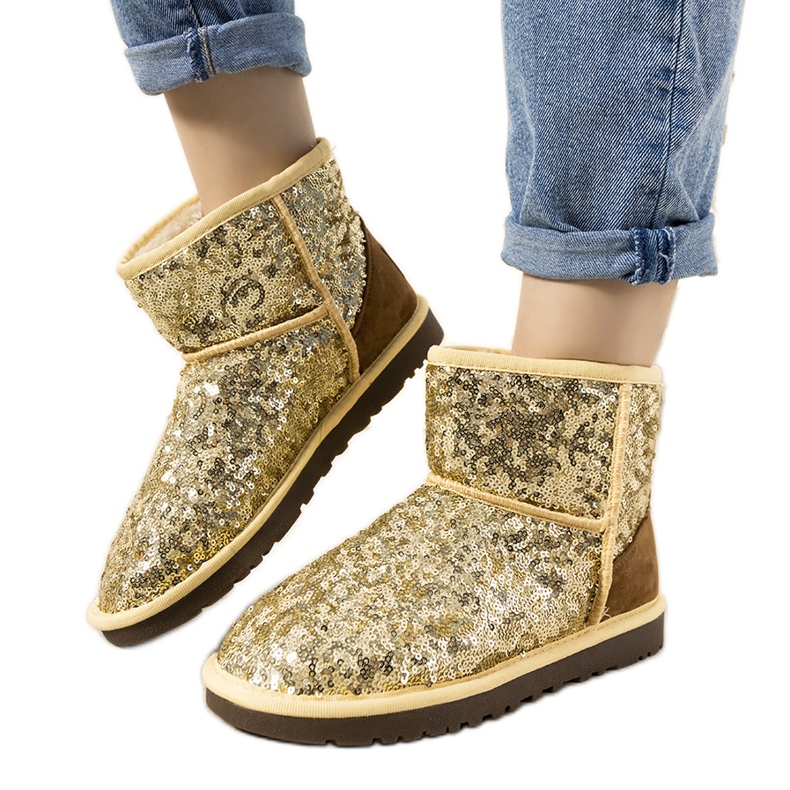 Beige isolierte Stiefel, Emu-Typ Autumnsnow