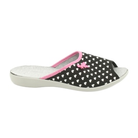 Befado Damenschuhe pu 254D108 weiß schwarz pink