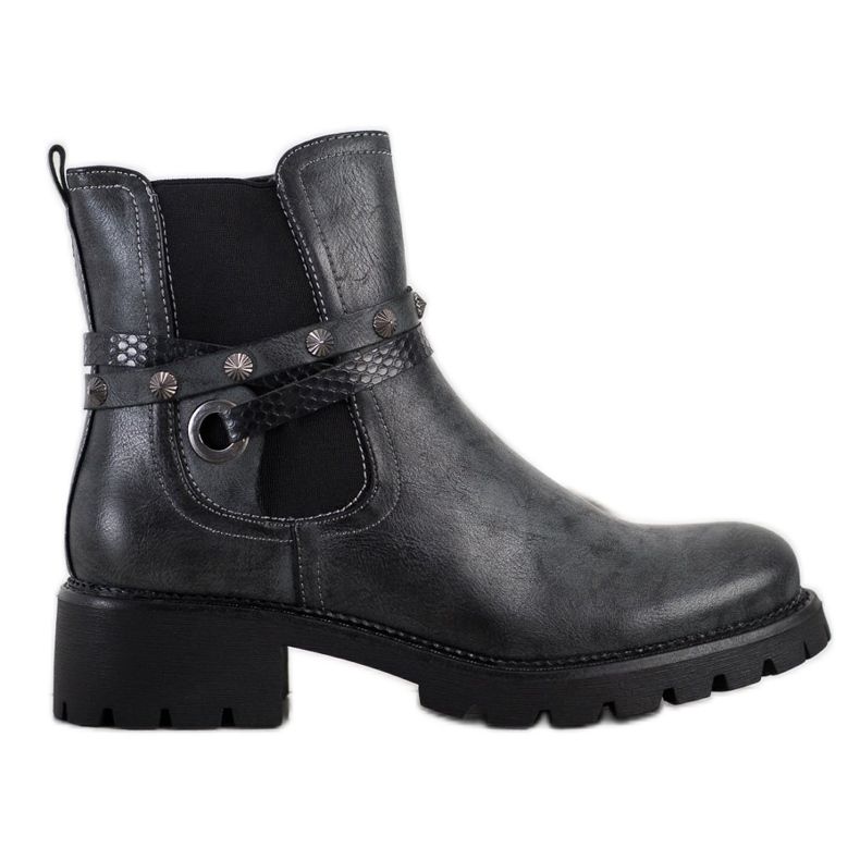 Super Me Öko-Lederarbeiter schwarz