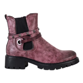 Super Me Öko-Lederarbeiter rosa