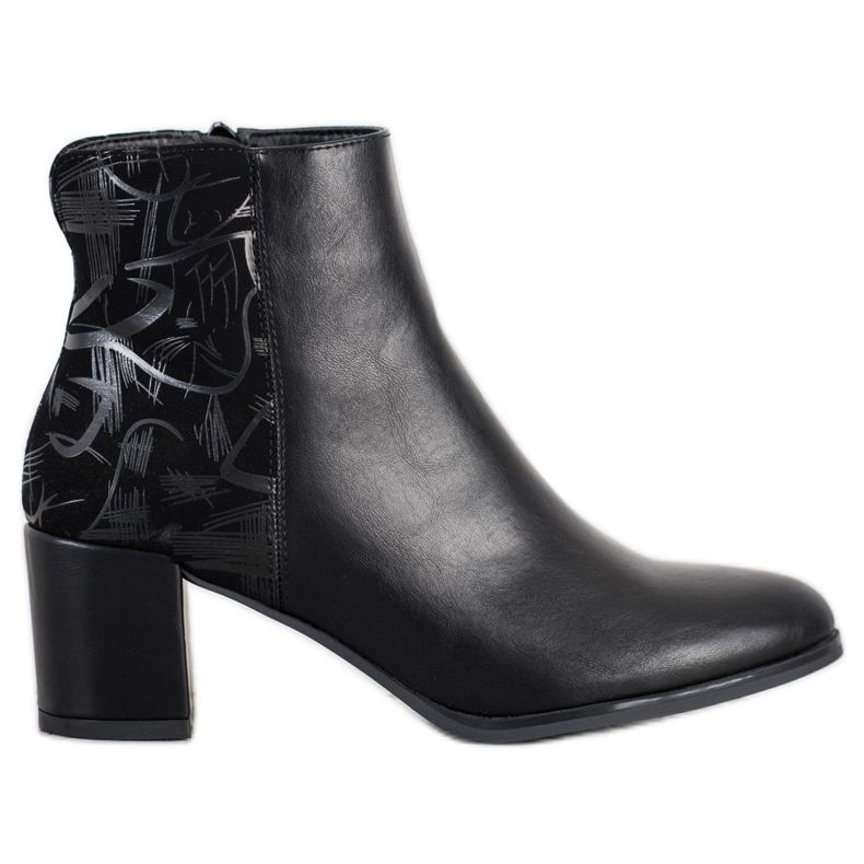 Sergio Leone Warme Stiefel mit Muster schwarz